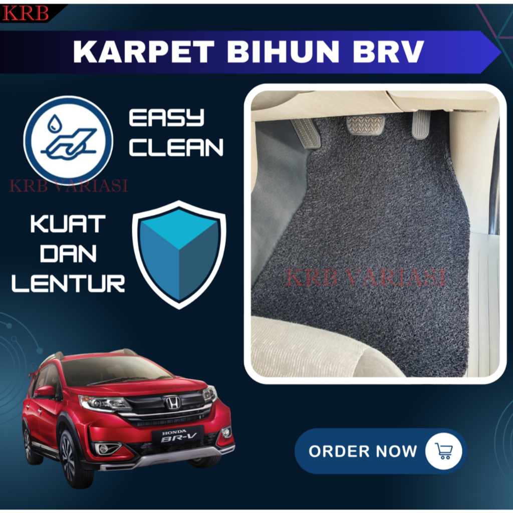 Karpet Lantai Mie Bihun Honda BRV Karpet Honda BRV Karpet Set BRV lama Karpet Bihun BRV Fullset
