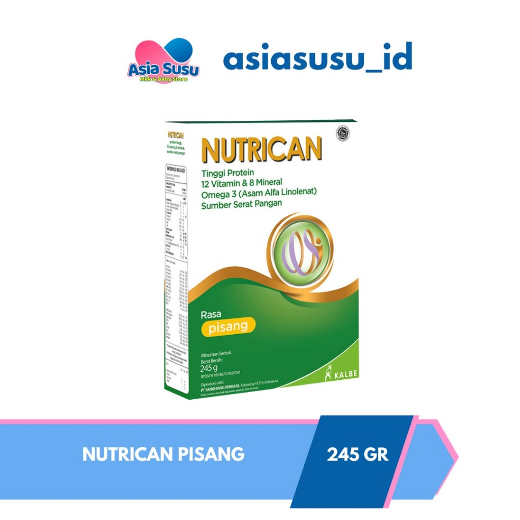 

Nutrican Susu Rasa Pisang / Jeruk / Strawberry 245 gram / SUSU KHUSUS PENYAKIT KANKER TINGGI NUTRISI