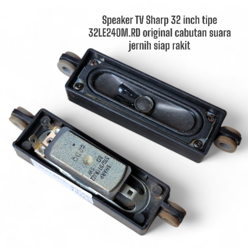 Speaker TV Salon TV Sharp 32 inch tipe 32LE240M.RD original cabutan suara jernih siap rakit