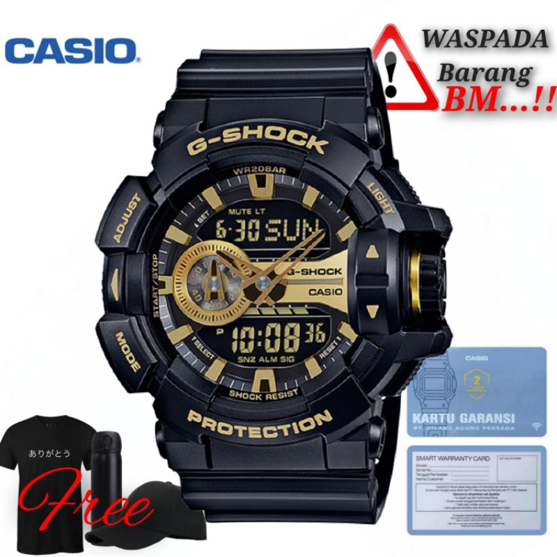 Jam Tangan Pria G-SHOCK GA-400GB-1A9DR /G-SHOCK ORIGINAL GA-400GB-1A9DR