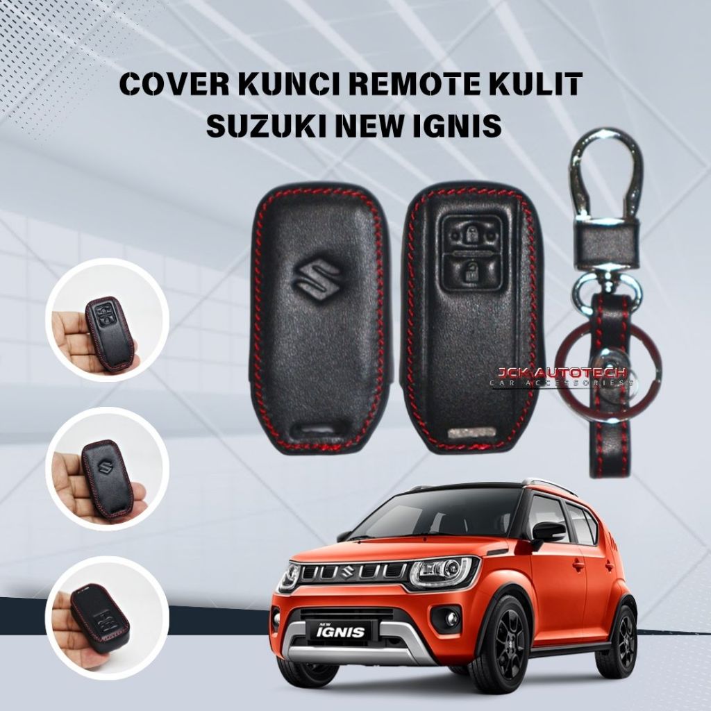 Sarung Kunci Kulit / Cover Kunci Remote Kulit Suzuki New Ignis