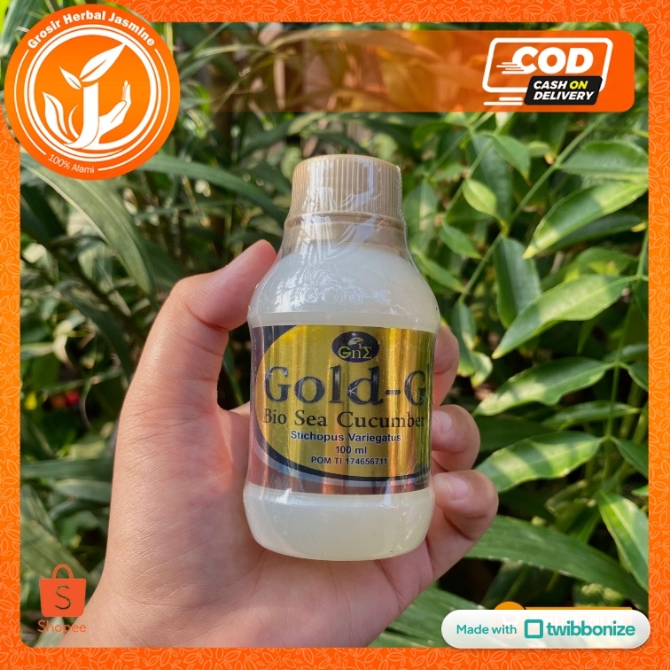 Jelly Gamat Gold-G 100ML / dijamin ORI GNE  Gold-G 100ML