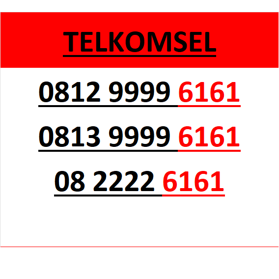 nomor cantik telkomsel simpati seri abab 6161 murah lengkap wn84 10000