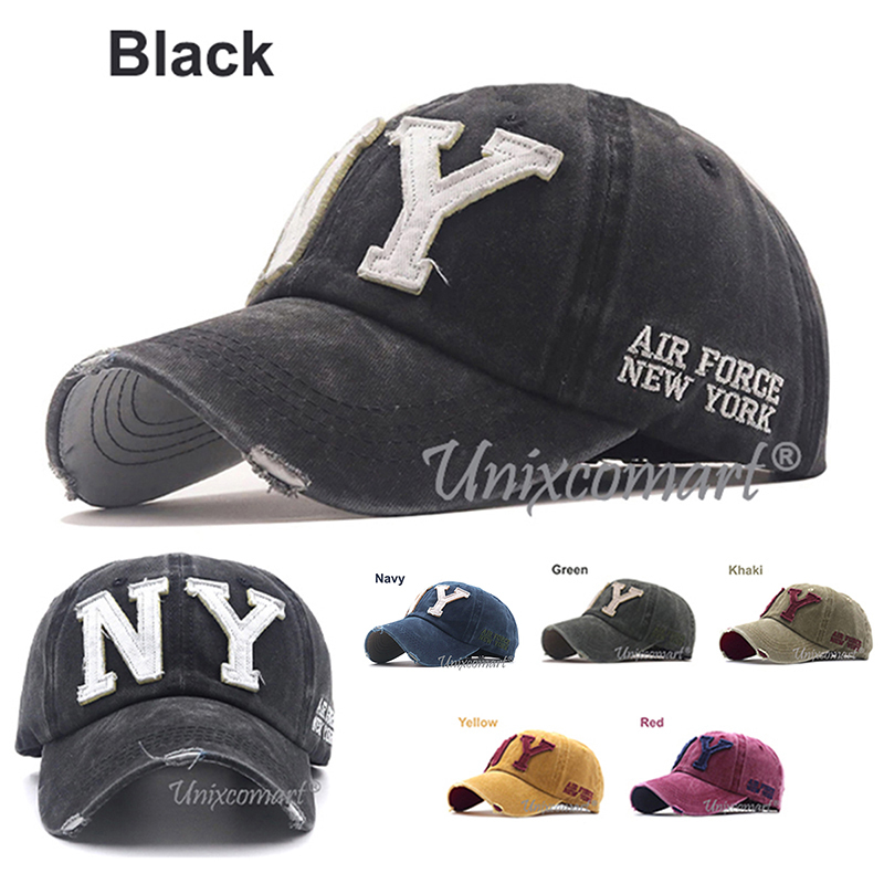 Topi Baseball DAVE Hat Cap NY Casual Sports Distro Fashion Pria Wanita