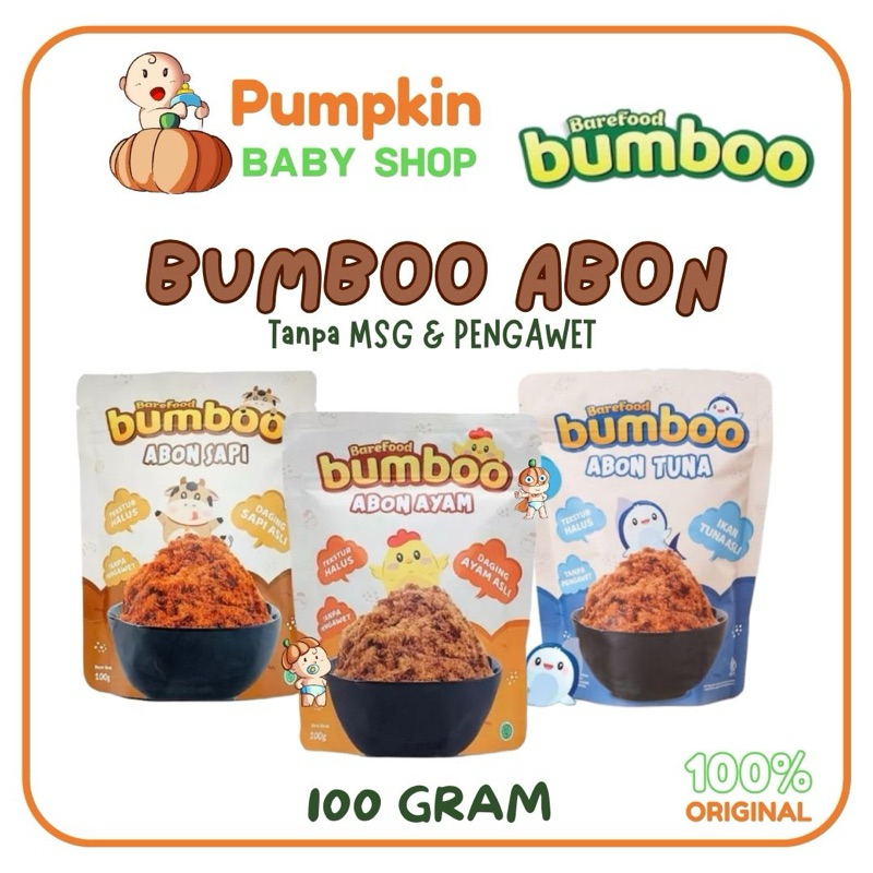 

Bumboo Abon Asli Ayan dan Sapi 100g - Tekstur Lembut MPASI Si Kecil - Sumber Portein Tanpa MSG & Pengawet