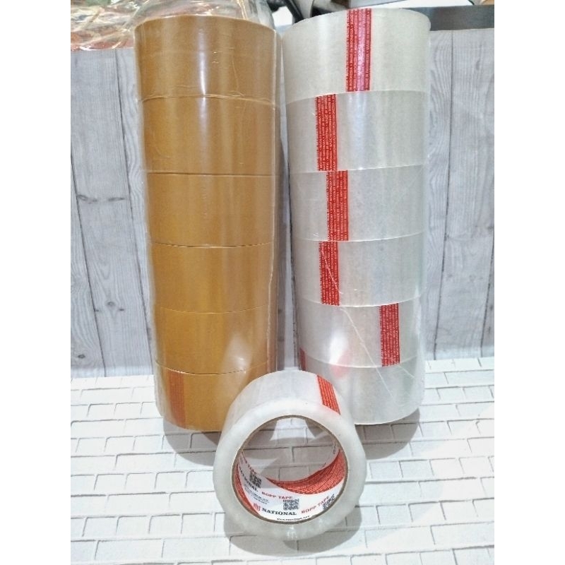 

Lakban OPP Nasional 48mm Bening & Coklat