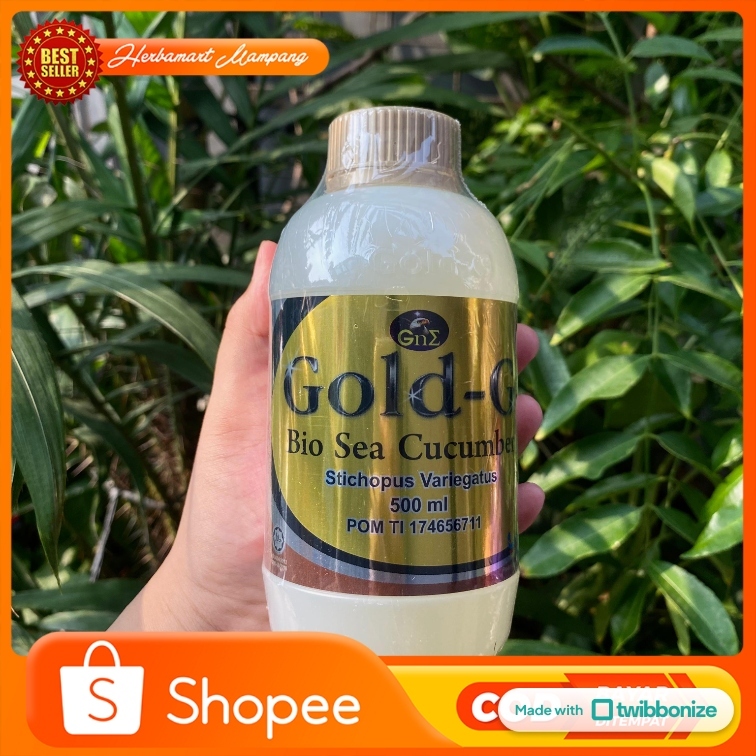Jelly Gamat Gold G 500 ml | Jeli Gamat GoldG 500Ml | Gamat Emas Gold-G 500 ml Original