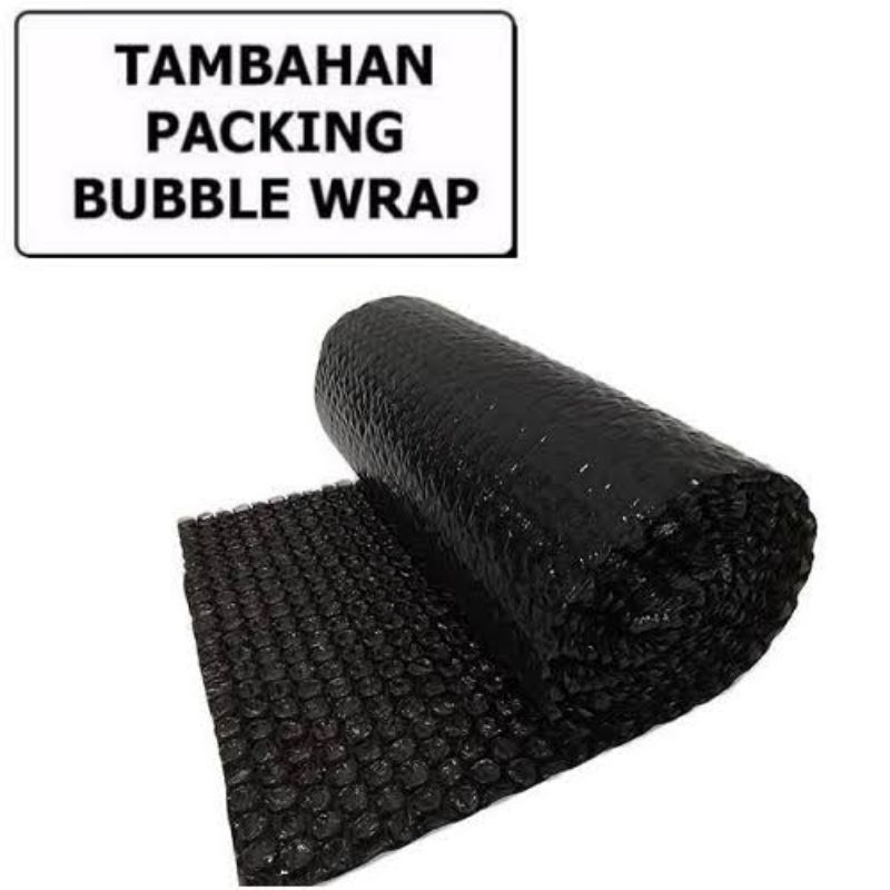 

extra bubble wrap untuk pengiriman lebih aman