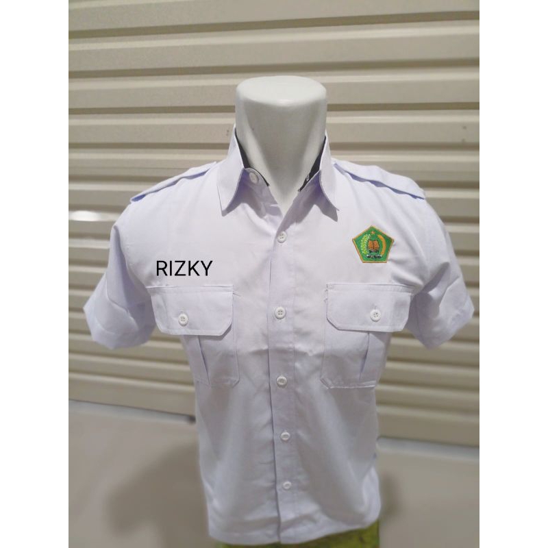 kemeja kemenag baju seragam kemenag pdh kemenag plus bordir nama.