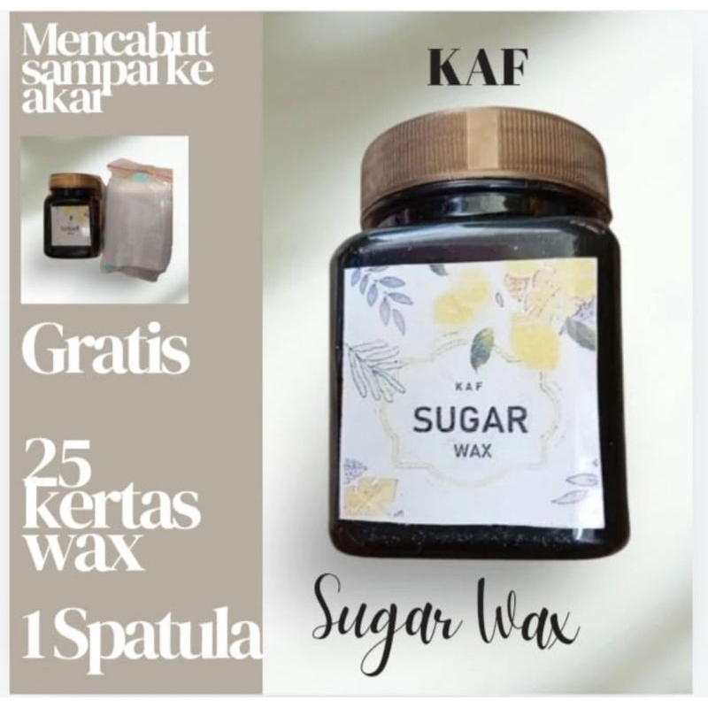 (KAF) SUGAR WAX 250 gr free 20 strip wax & 1 Spatula wax - Medan - Waxing ketiak dan Miss V