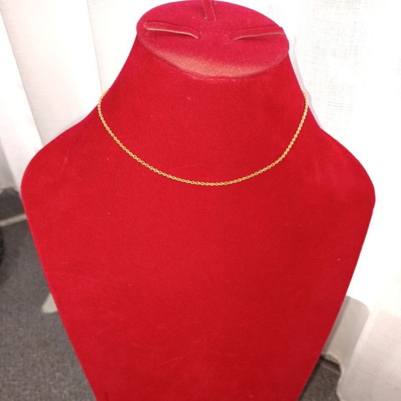 kalung rante anak polos emas muda