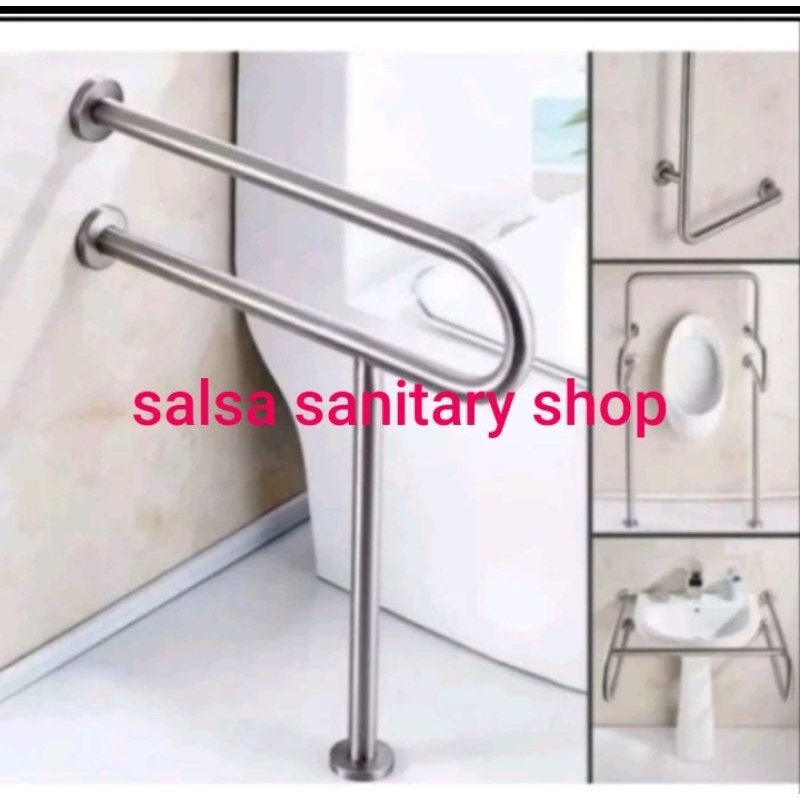 grab bar stainless/pegangan kamar mandi toilet stainless/grab bar disability stainless