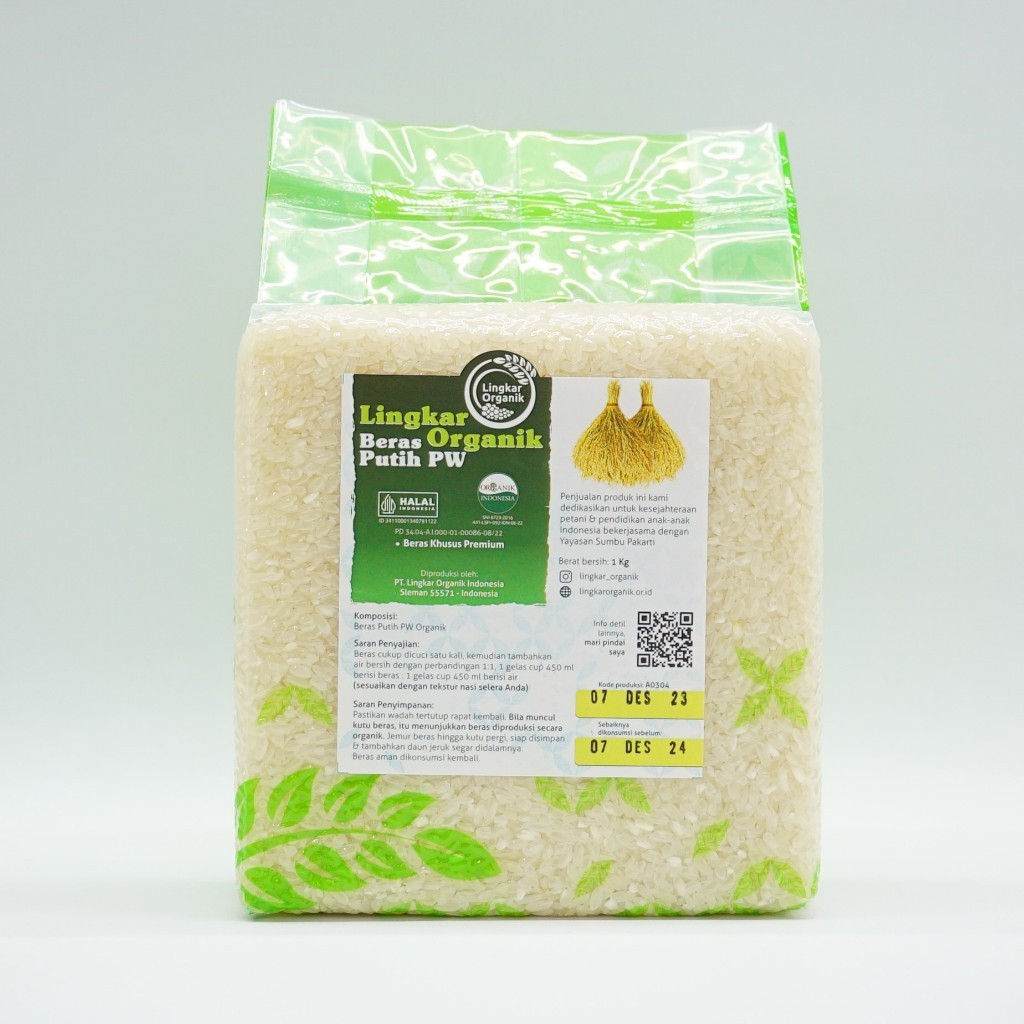 

LINGKAR ORGANIK BERAS PUTIH PW ORGANIK 1 KG