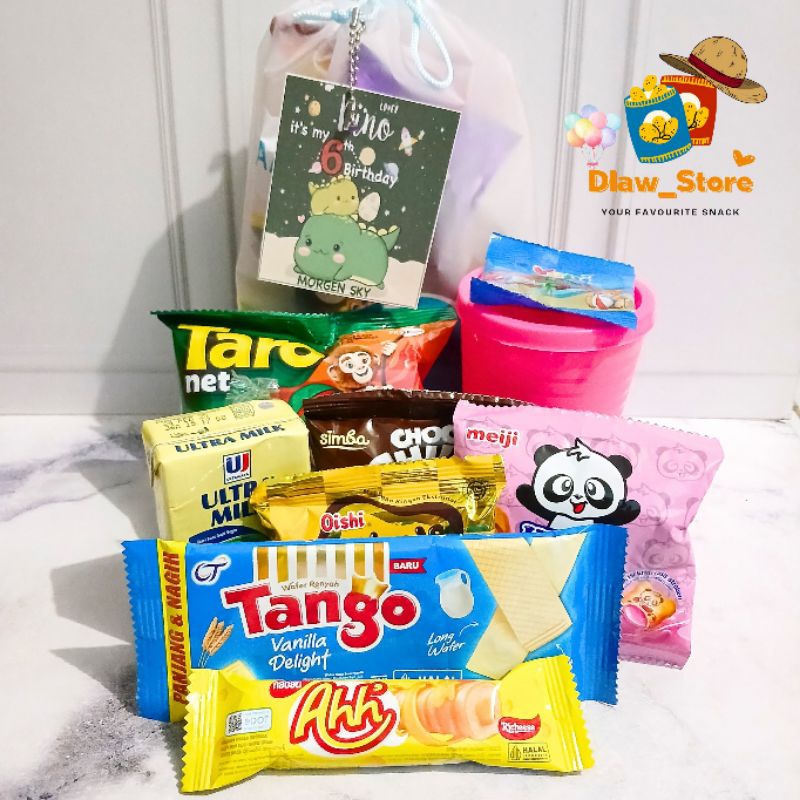 

Paket Snack Ulang Tahun Bingkisan Snack Ulang Tahun Hampers Ultah