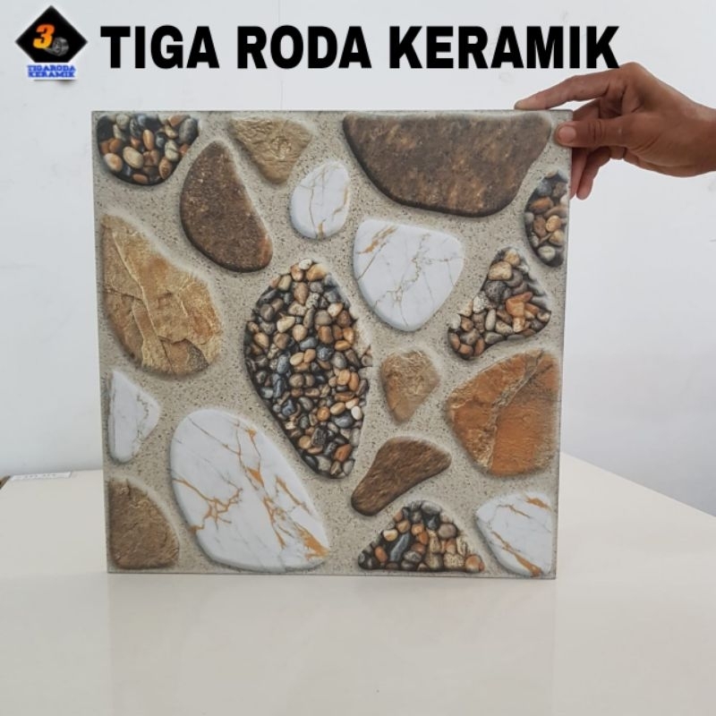 keramik 40x40 keramik lantai/keramik teras/keramik lantai kamar mandi 40x40/keramik motif batu alam/