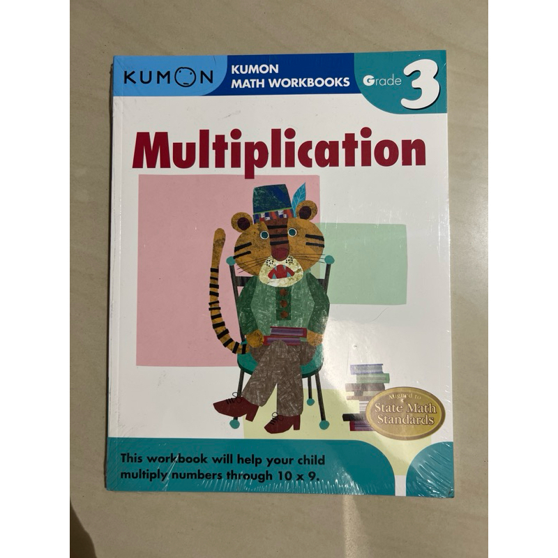 Buku Kumon Multiplication Grade 3 - Buku belajar latihan perkalian metode kumon