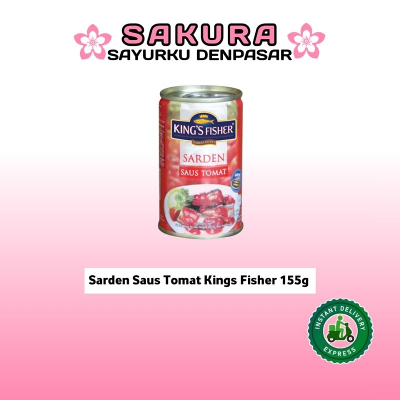 

Sarden Saus Tomat King's Fisher 155g - SAKURA