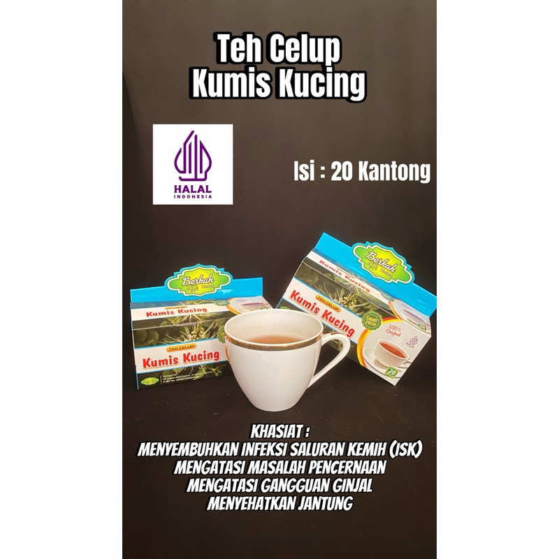 

TEH CELUP KUMIS KUCING (Obat herbal untuk penderita Infeksi Saluran Kemih (ISK), Gangguan Ginjal, Menyehatkan Jantung)