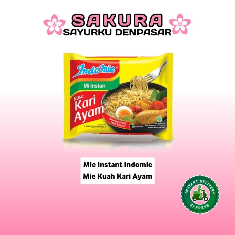 

Mie Indomie Instant Kari Ayam- SAKURA