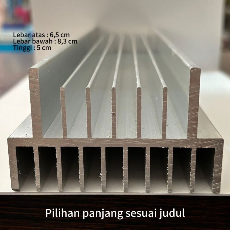 Heatsink 2U 17 sirip 25cm | Pendingin aluminium 17sirip 25cm