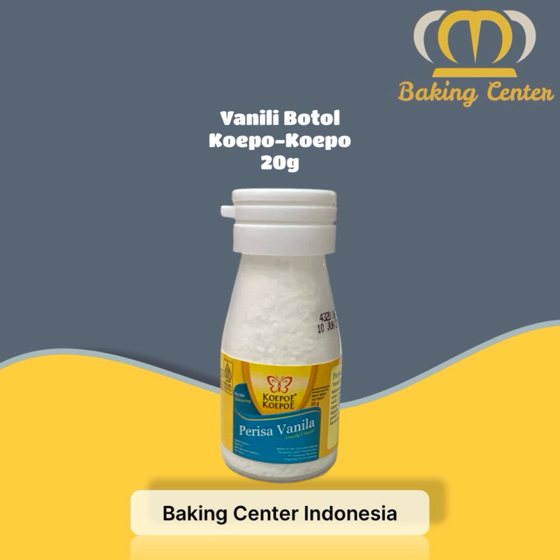 

Perisa Vanilla Bubuk / Vanili Botol Koepo Koepo 20g