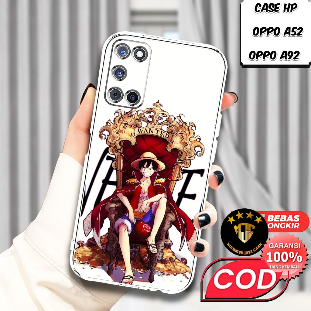 Case OPPO A52 / OPPO A92 - Casing OPPO A52 Motif (OP) - Softcase Premium Fourside - Bening Transpara