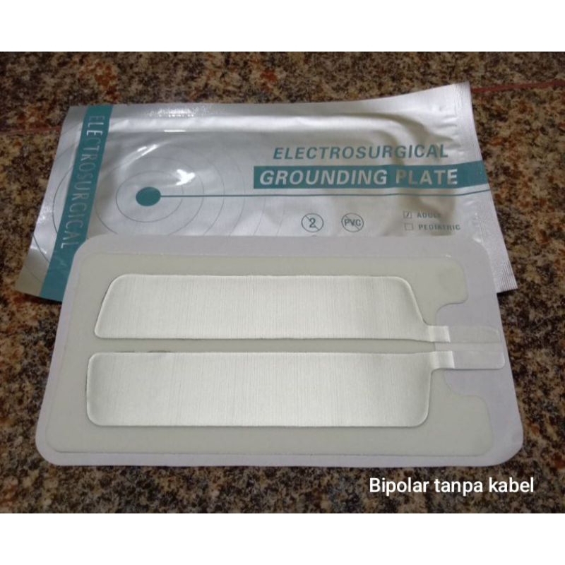 Electrosurgical grounding plate whithout cable Bipolar