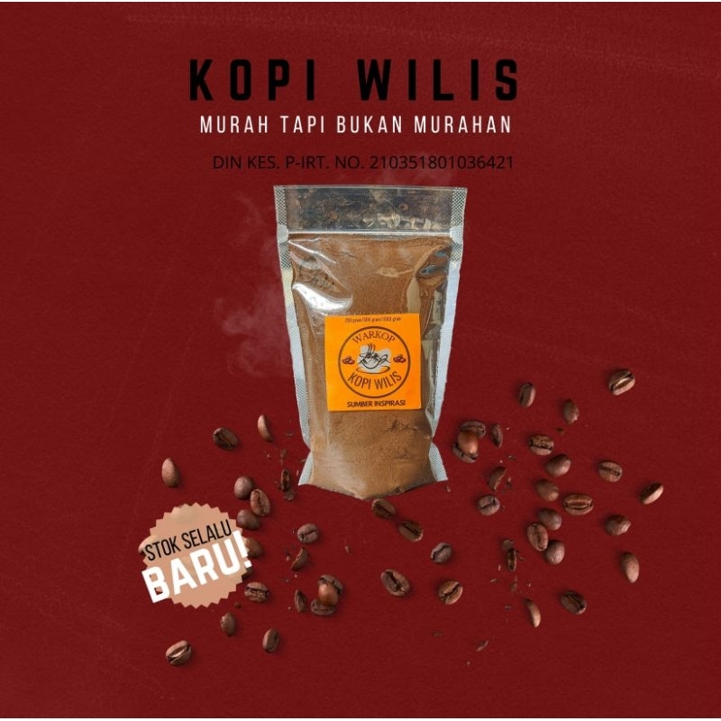 

KOPI WILIS WARKOP 500 gram Rasa nikmat dan mantap