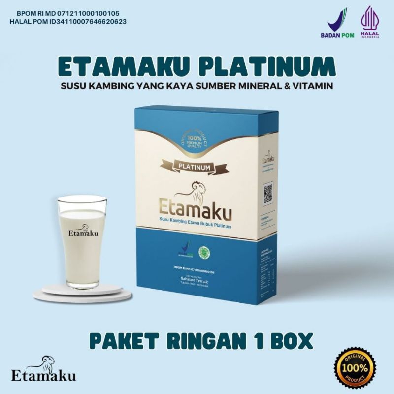 

ETAMAKU Platinum Susu kambing etawa untuk asam lambung dan pencernaan original 250gr