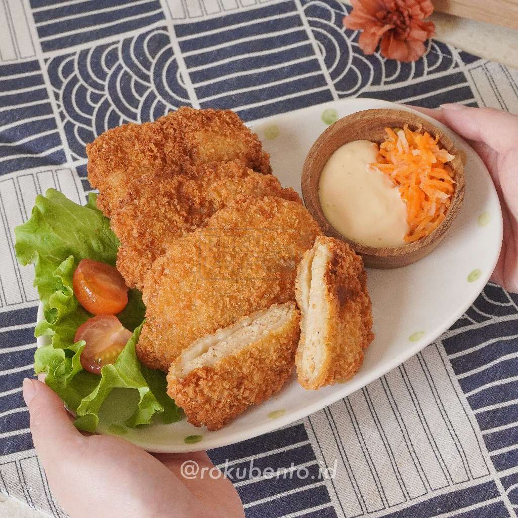 

Chicken Baaga Roku Bento BSD 5 Pcs Frozen Food Nugget Ayam Siap Goreng - Lauk Bekal Praktis