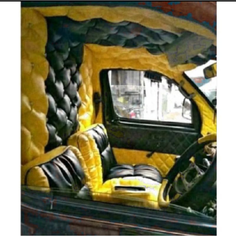paket komplit Sarung Jok/Plafon/Kabin Belakang jok & dortim pintum mobil pickup New Carry, Carry Fut