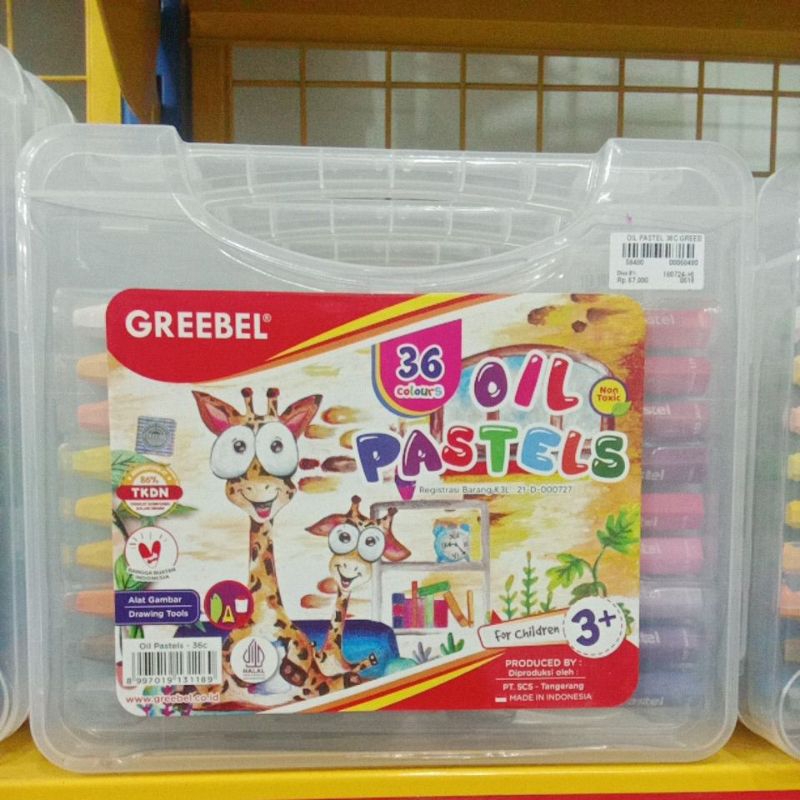 

Crayon / Oil Pastel 36 Colour GREEBEL