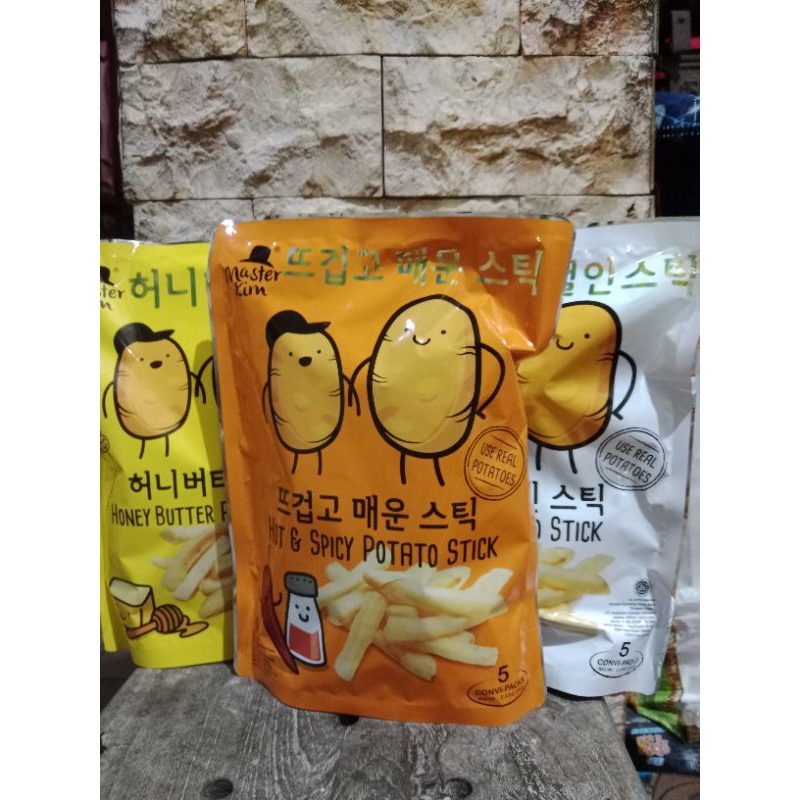 

Master Kim Potato Stick 70 gram ( 5 pcs@ 14 gr)