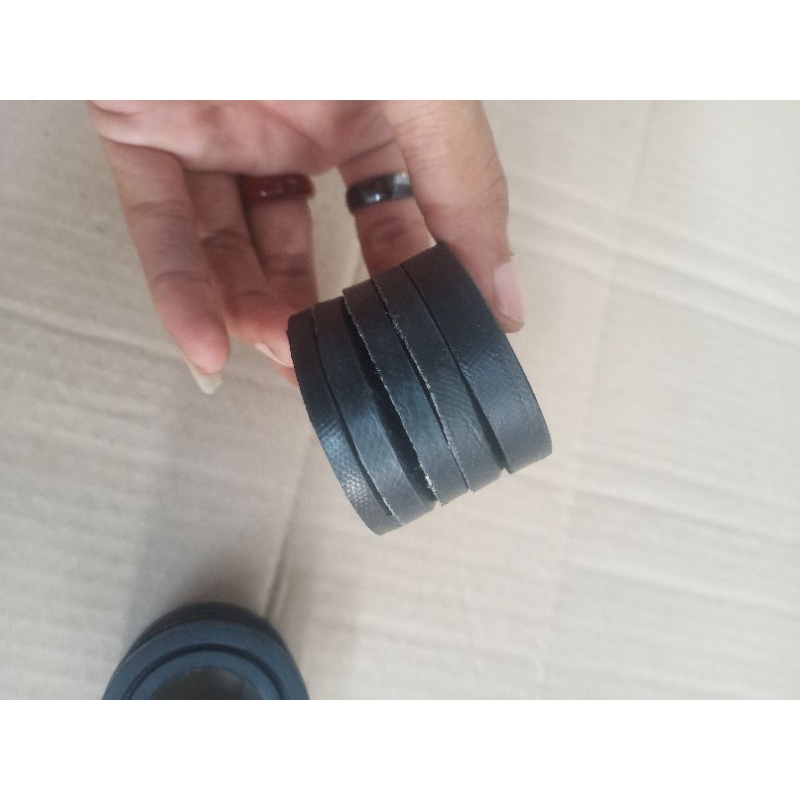 Rubber vee packing + serat 30x50x8 isi 5 susun karet v paking rubber gasket vee packing