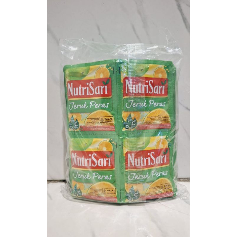 

Nutri sari jeruk peras 1 pack isi 40 sachet