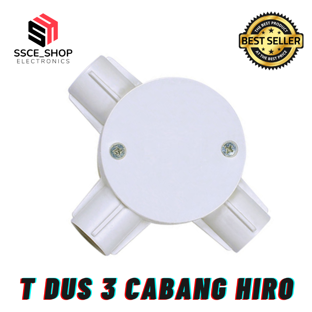 T Dus Cabang 3 HIRO 20mm GROSIR