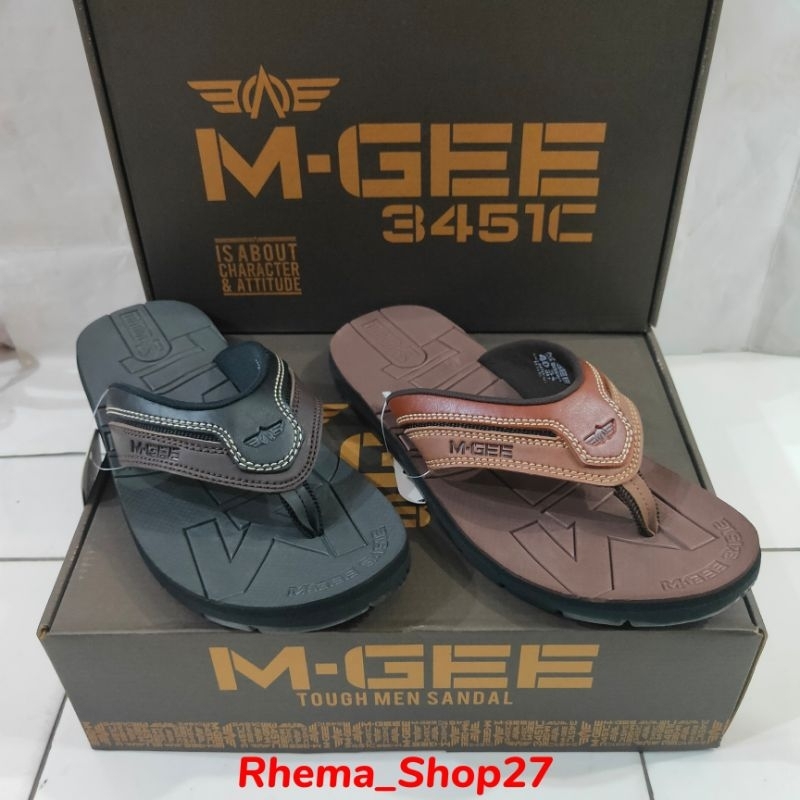 M-GEE BIRAWA #TERBARU Sandal Jepit Kasual M-Gee Pria 100% ORI
