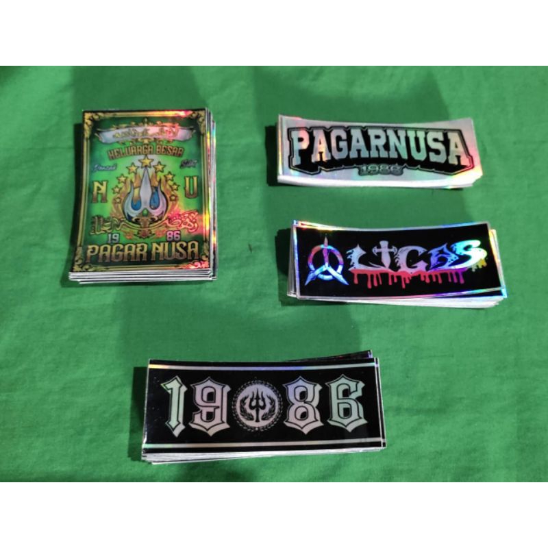 STIKER HOLOGRAM PAGAR NUSA GASMI CIMANDE DAN LIGAS | STIKER HOLOGRAM KEREN