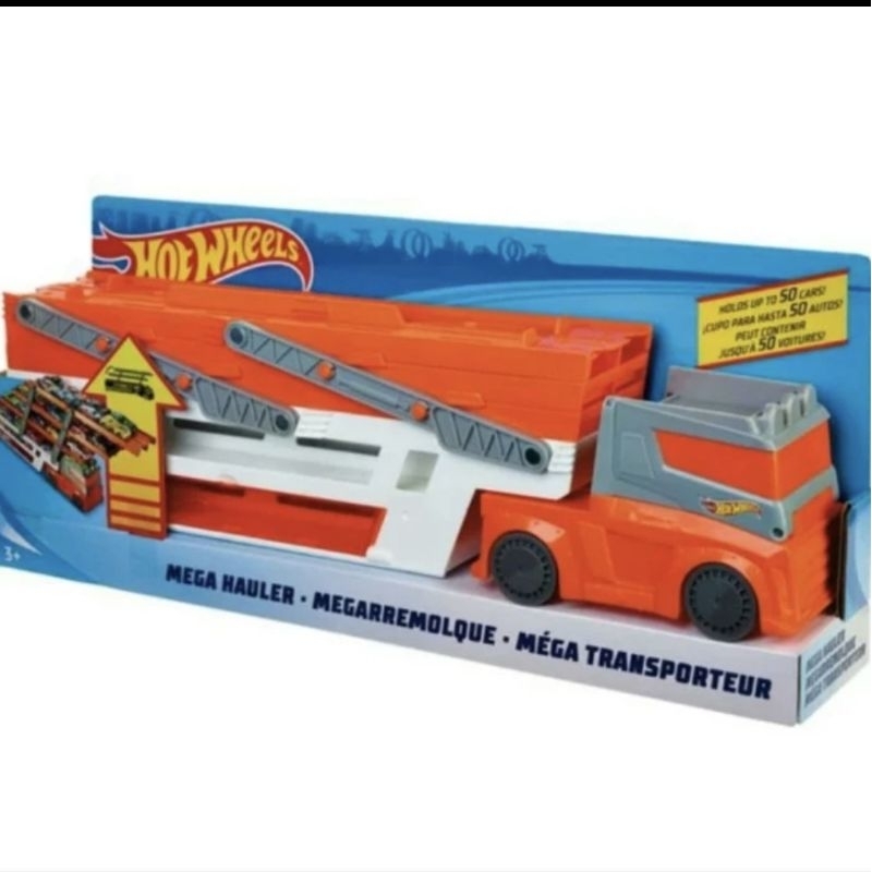 Hotwheels Mega Hauler ori Mattel Truck besar bisa sambung Hot Wheels track builder
