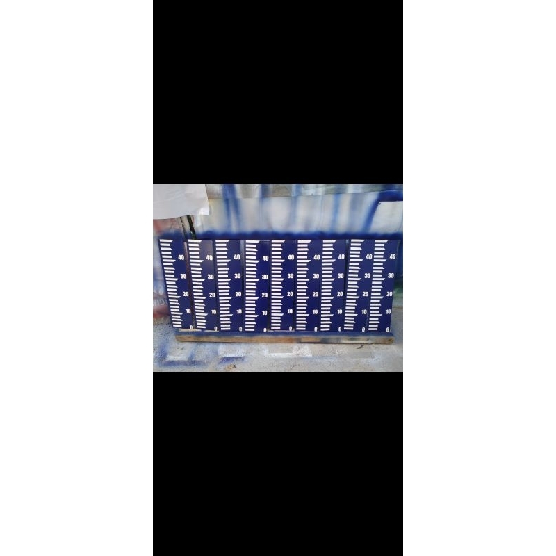 peil scale alat ukur permukaan air ( 50 cm )