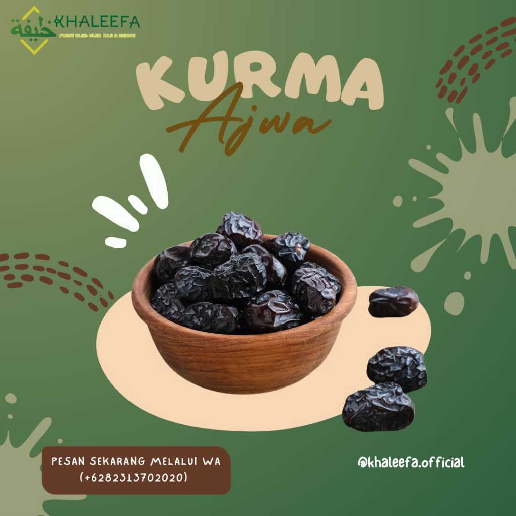 

Kurma Ajwa KING (ASLI) 250gr 500gr 1kg