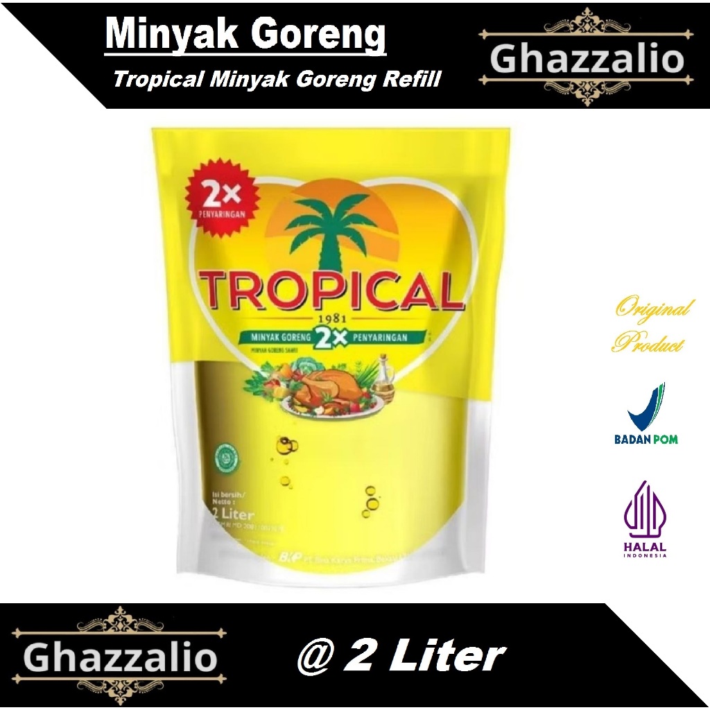 

Tropical Minyak Goreng Refill - 2 Liter