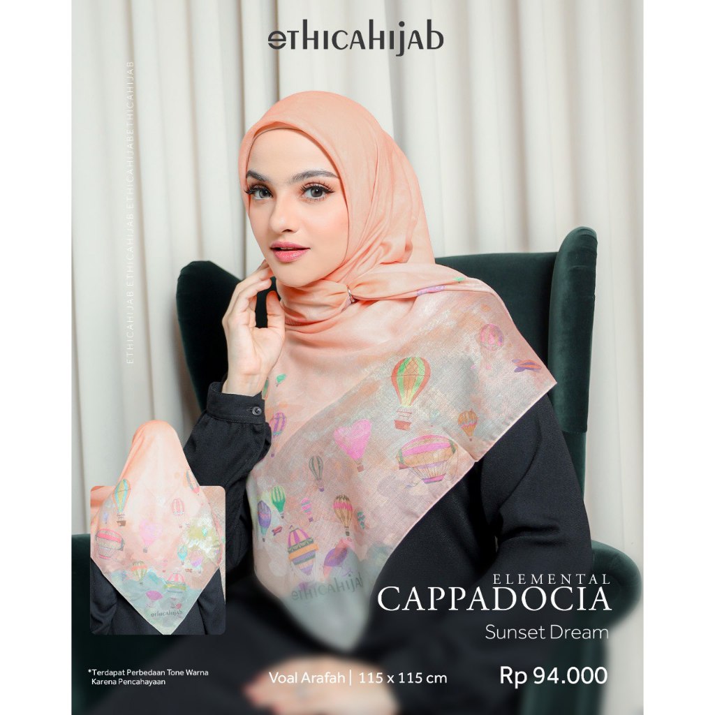 Ethica Hijab Elemental Cappadocia Mat Voal Arafah