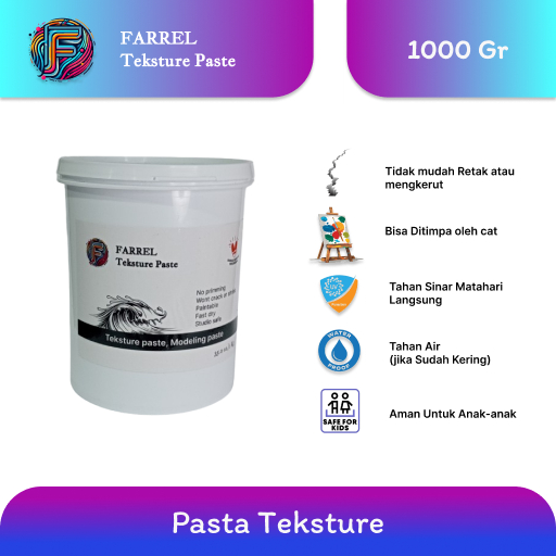 

OPI Farrel Texture paste 1000gr Artists Modeling Pastel digunakan untuk membuat tekstur, efek 3D