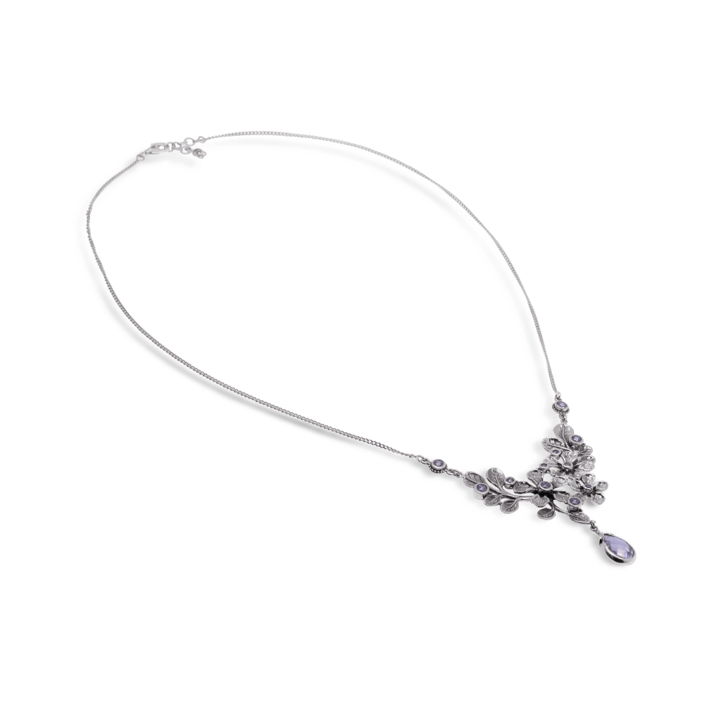 [Original Kalung Perak 925] Kalung Flamboyan Perak  Bali Sunaka Jewelry