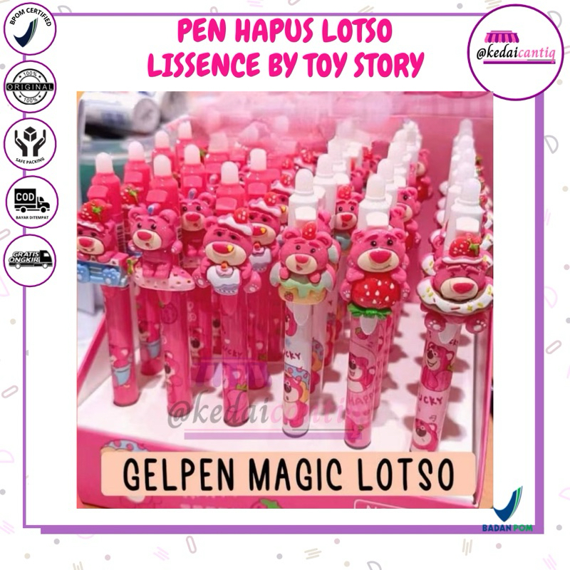

Pen Hapus Lotso Lissence by Toy Story | Pulpen Bolpoin Penghapus | Pen bisa dihapus | Gel Pen Hapus Lotso Toy Story