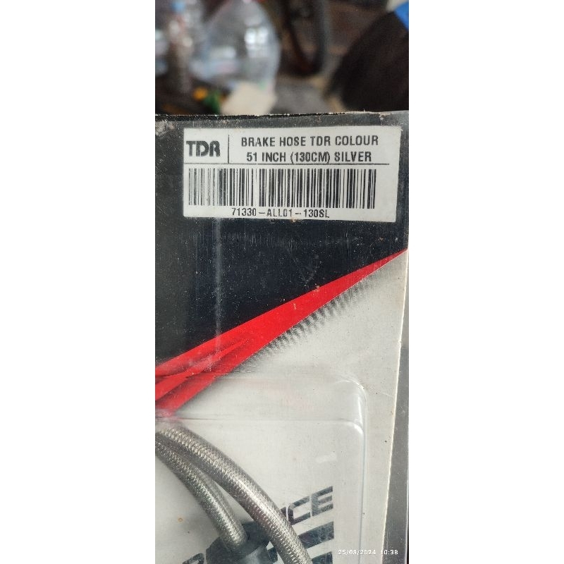 SELANG REM TDR RACING BRAKE HOSE TDR SILVER
