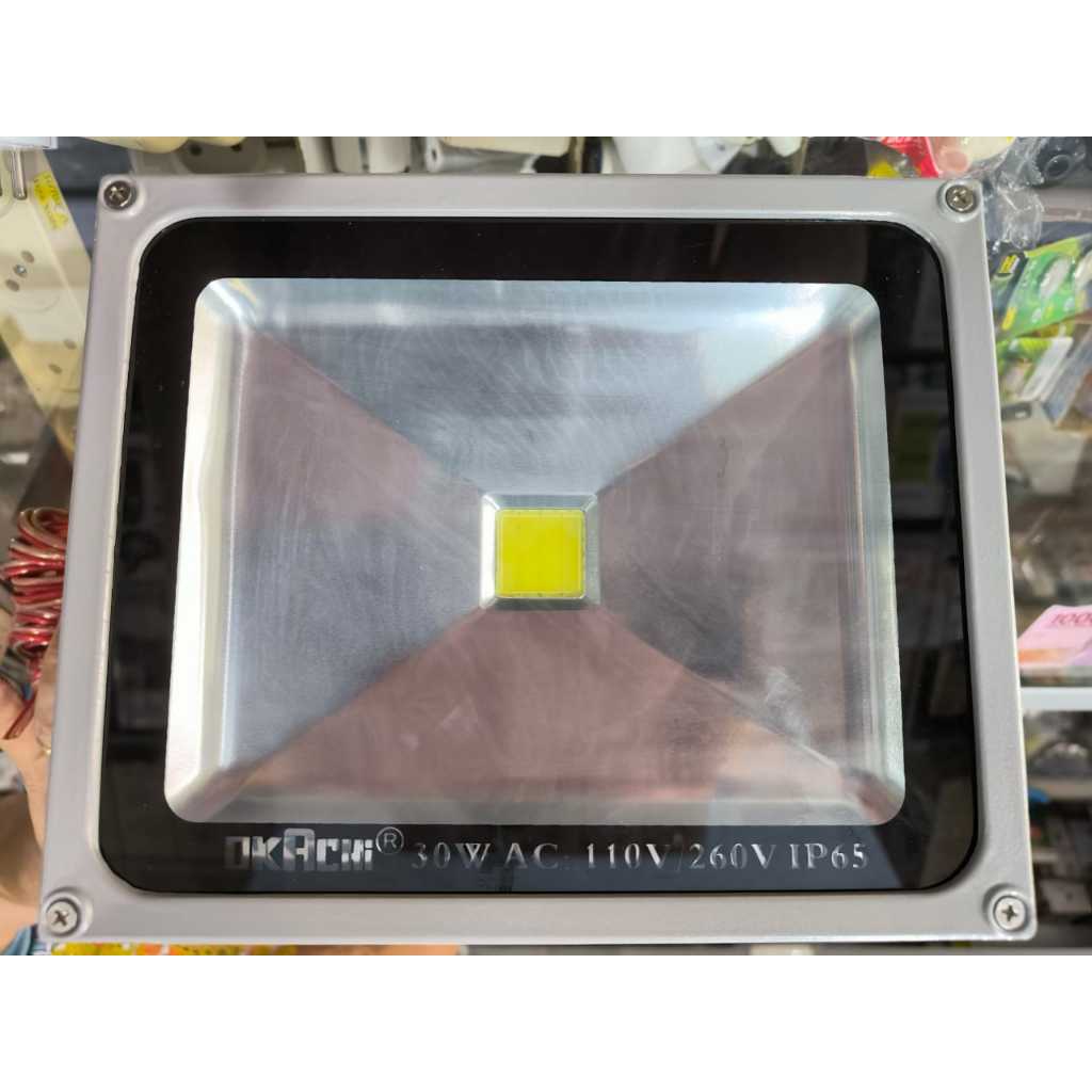 LAMPU SOROT LED TEMBAK 30W HIGH WHITE LIGHT - OKACHI ORIGINAL