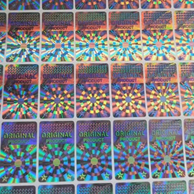 

Sticker Hologram Original 4 star uk : 2.5 cm x 1.5 cm isi : 60 pcs warna : Gold , Silver