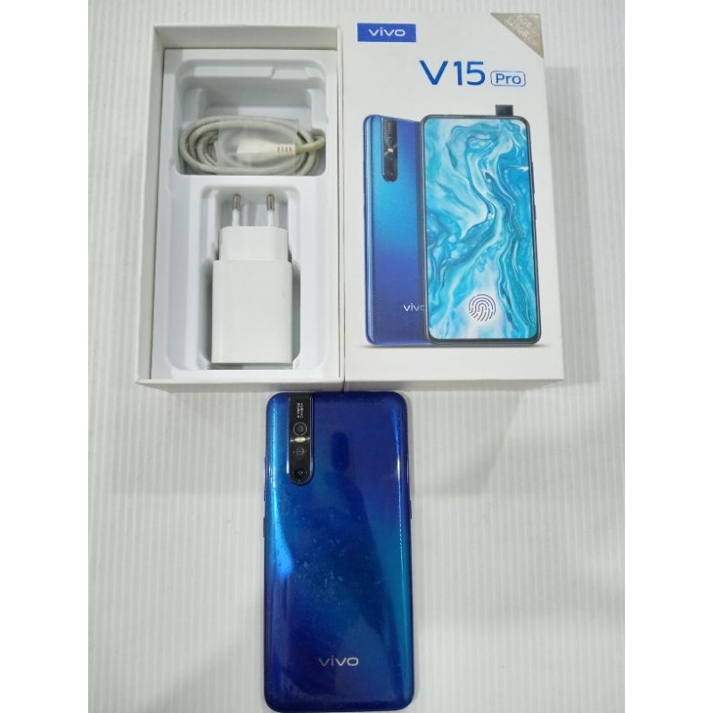 Vivo V15 Pro 6/128GB Biru Seken Lengkap